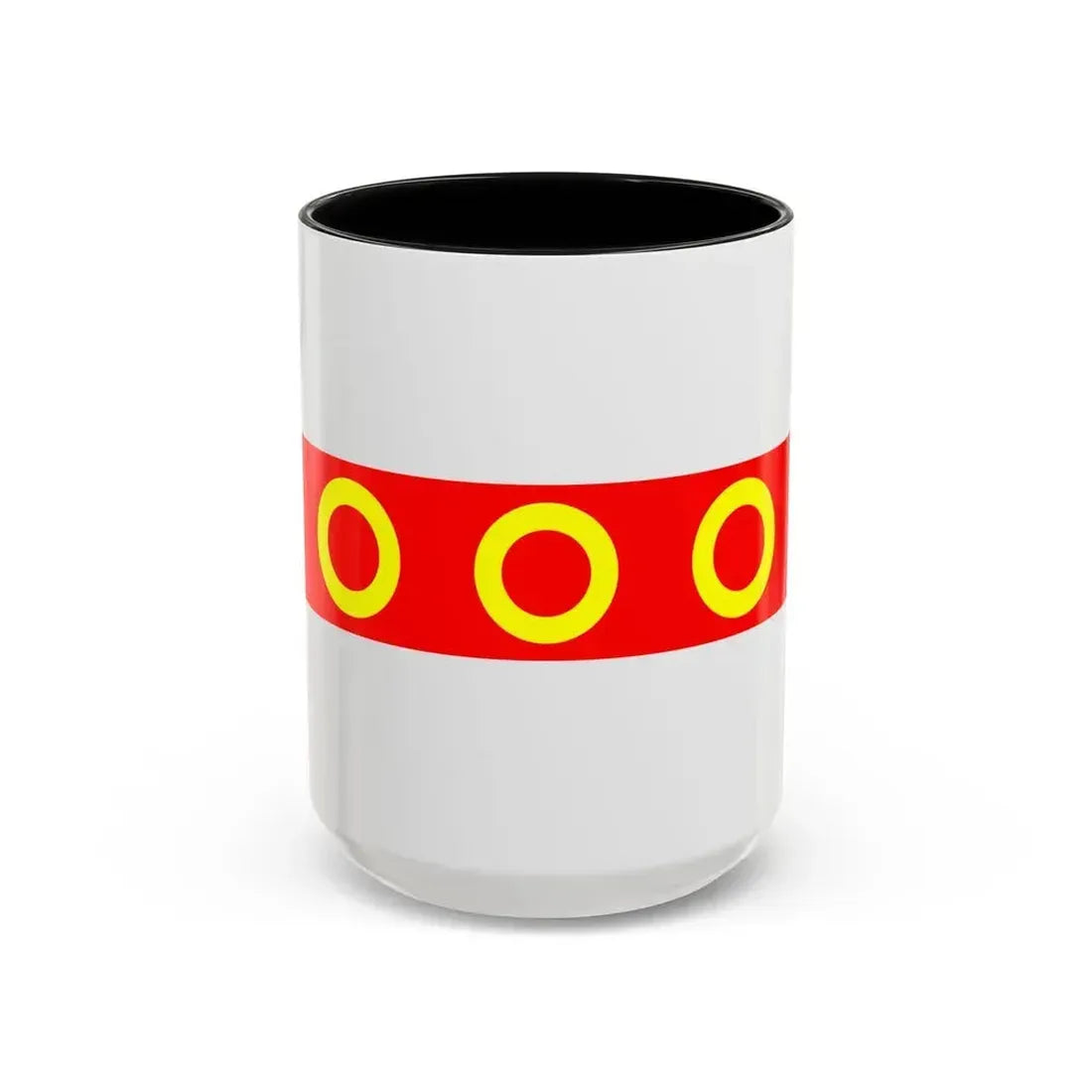 Flag of Kercem Malta - Accent Coffee Mug 15oz Black - Go Mug Yourself