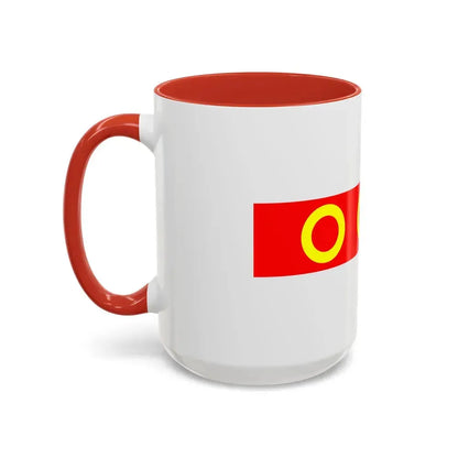 Flag of Kercem Malta - Accent Coffee Mug - Go Mug Yourself
