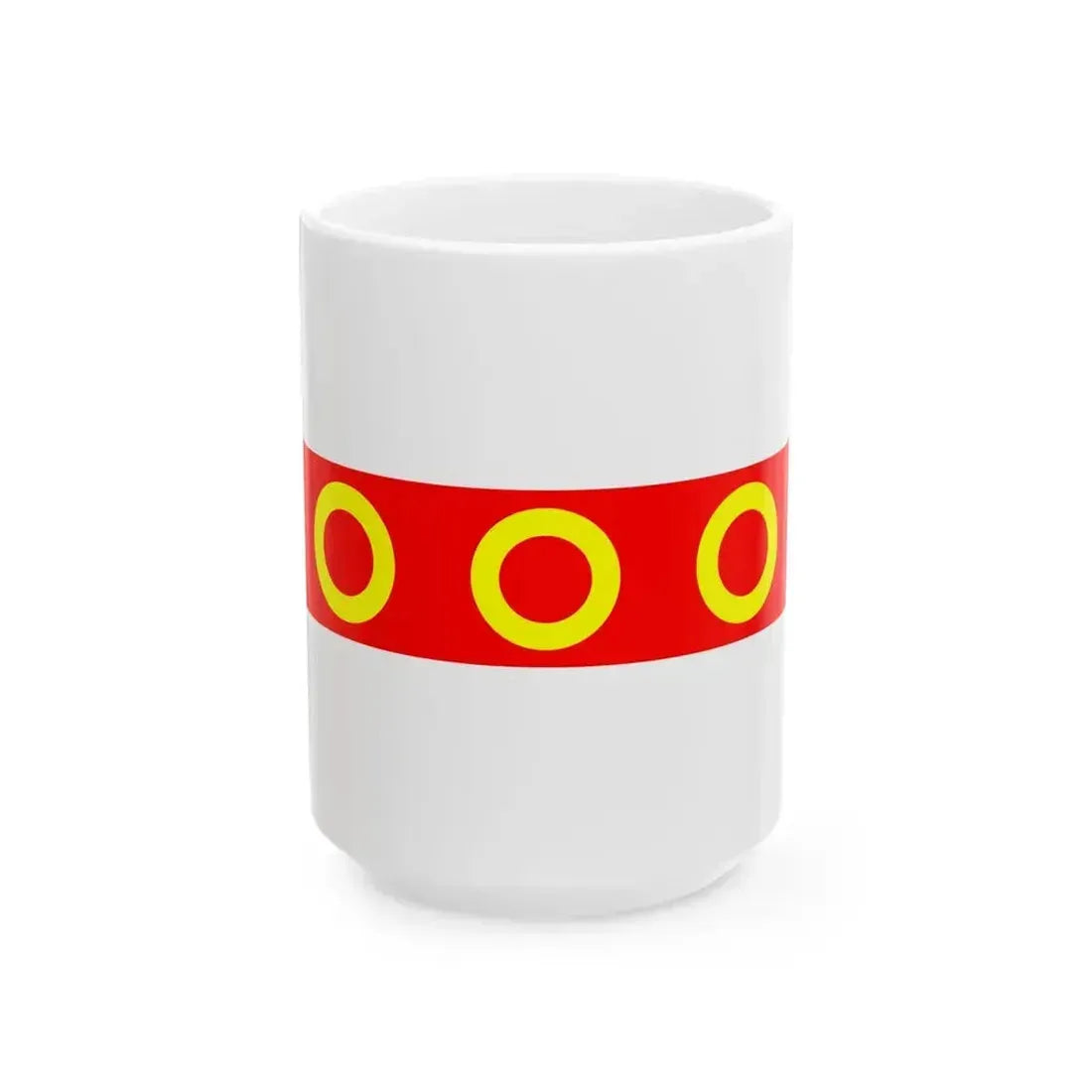 Flag of Kercem (Malta) White Coffee Mug 15oz - Go Mug Yourself