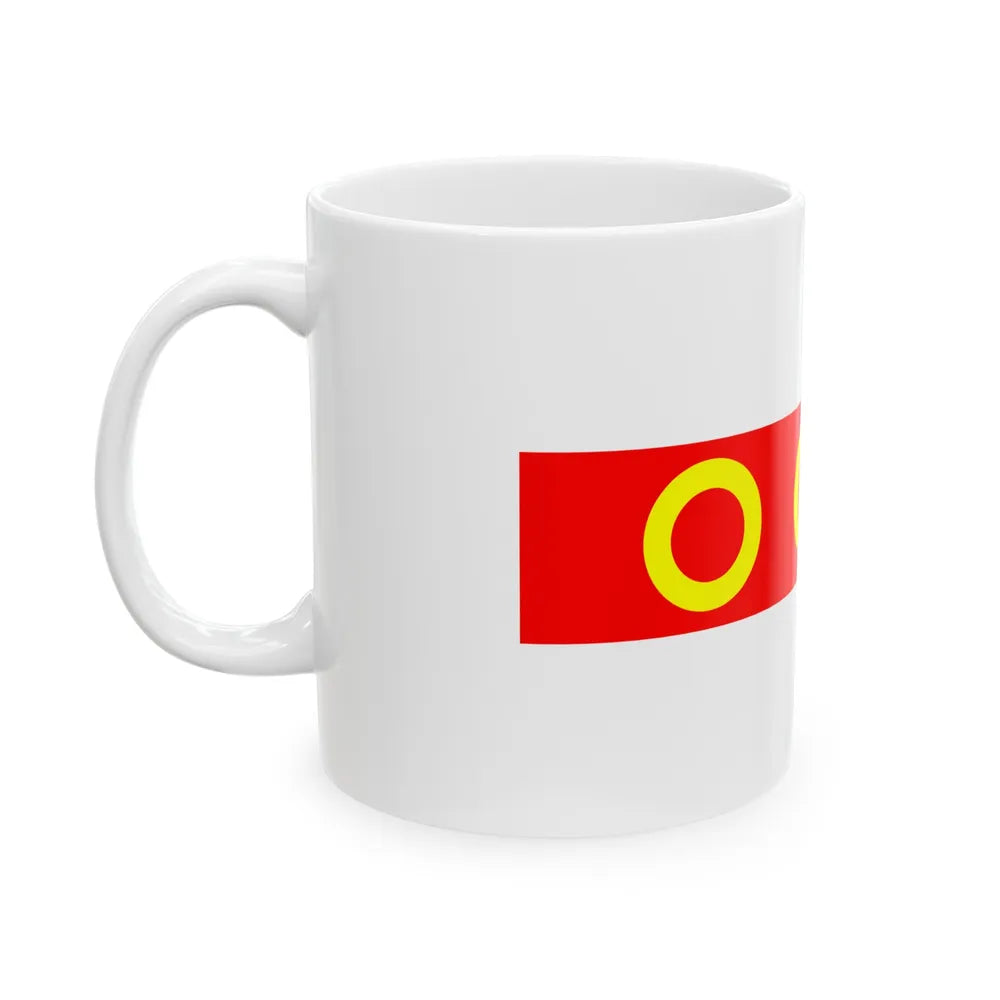 Flag of Kercem Malta - White Coffee Mug-Go Mug Yourself