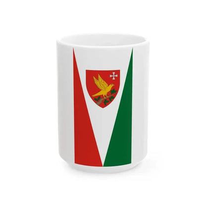 Flag of Kerecseny (Hungary) White Coffee Mug 15oz - Go Mug Yourself