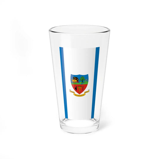 Flag of Kerepes vertical (Hungary) Pint Glass 16oz 16oz - Go Mug Yourself
