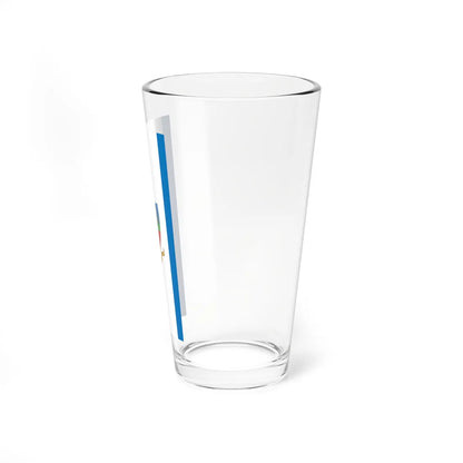 Flag of Kerepes vertical (Hungary) Pint Glass 16oz - Go Mug Yourself