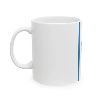 Flag of Kerepes vertical (Hungary) White Coffee Mug - Go Mug Yourself