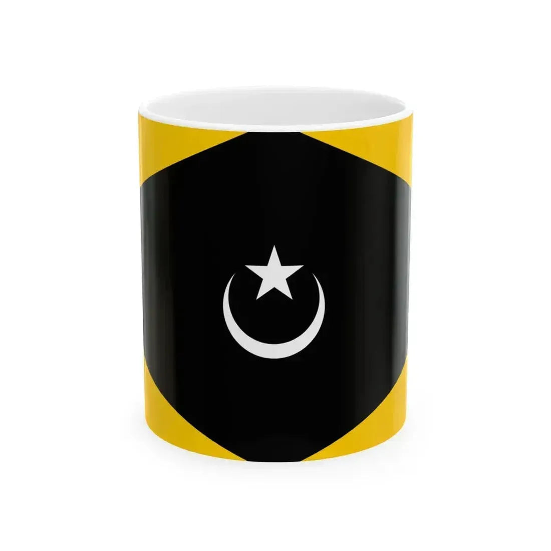 Flag of Kerian Perak (Malaysia) White Coffee Mug 11oz - Go Mug Yourself
