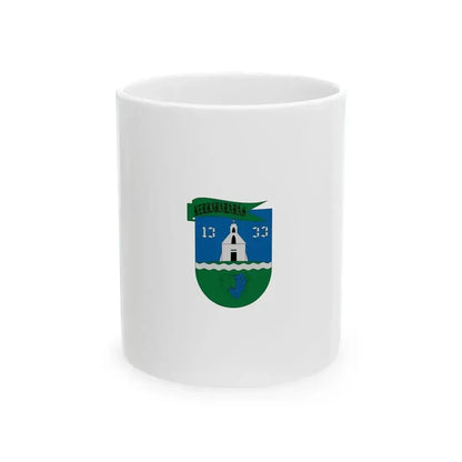 Flag of Kerkabarabas (Hungary) White Coffee Mug 11oz - Go Mug Yourself