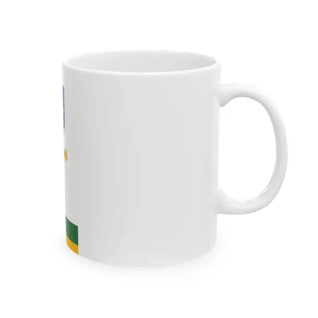 Flag of Kerkafalva (Hungary) White Coffee Mug - Go Mug Yourself