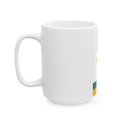 Flag of Kerkafalva (Hungary) White Coffee Mug - Go Mug Yourself