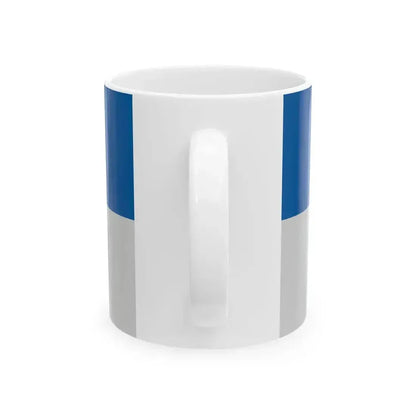 Flag of Kerkaszentkiraly (Hungary) White Coffee Mug - Go Mug Yourself