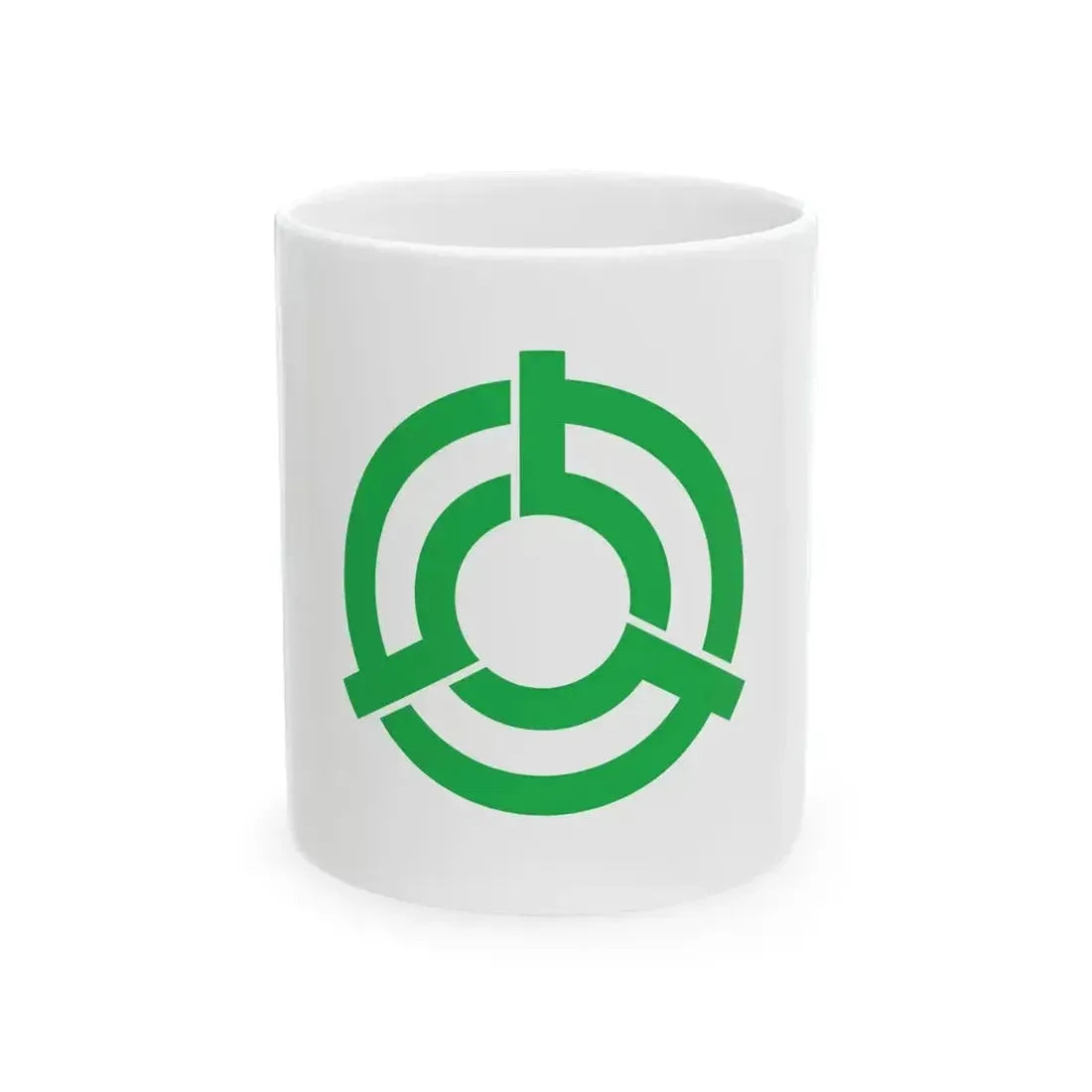 Flag of Kesennuma Miyagi 1953-2006 (Japan) White Coffee Mug 11oz - Go Mug Yourself