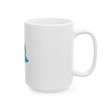 Flag of Kesennuma Miyagi (Japan) White Coffee Mug - Go Mug Yourself