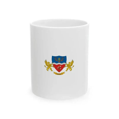 Flag of Keszeg vertical (Hungary) White Coffee Mug 11oz - Go Mug Yourself