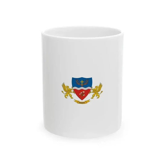 Flag of Keszeg vertical (Hungary) White Coffee Mug 11oz - Go Mug Yourself