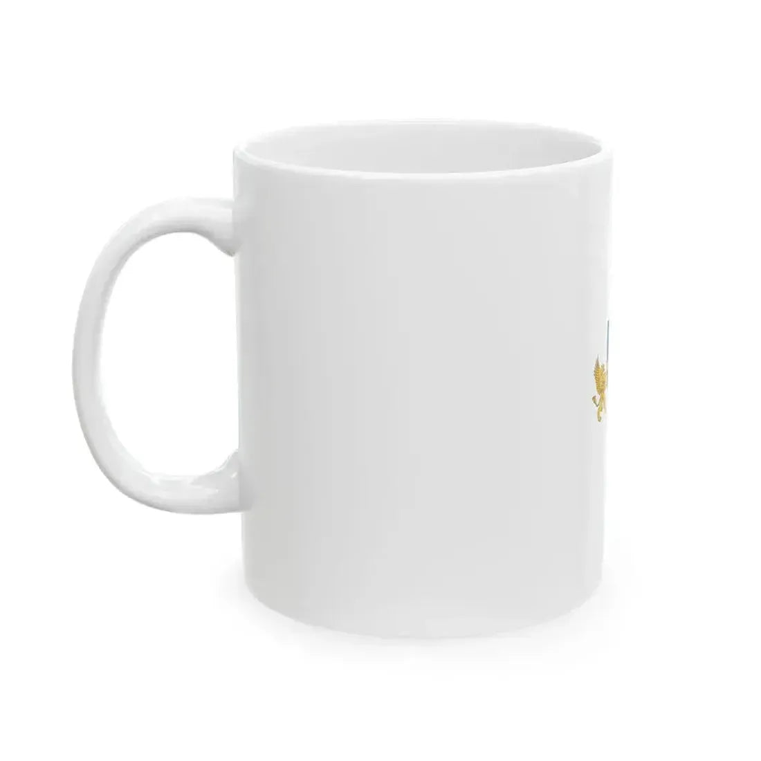 Flag of Keszeg vertical (Hungary) White Coffee Mug - Go Mug Yourself