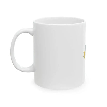 Flag of Keszeg vertical (Hungary) White Coffee Mug - Go Mug Yourself