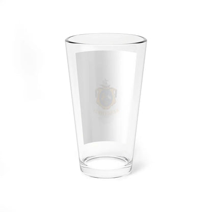 Flag of Keszthely vertical (Hungary) Pint Glass 16oz - Go Mug Yourself