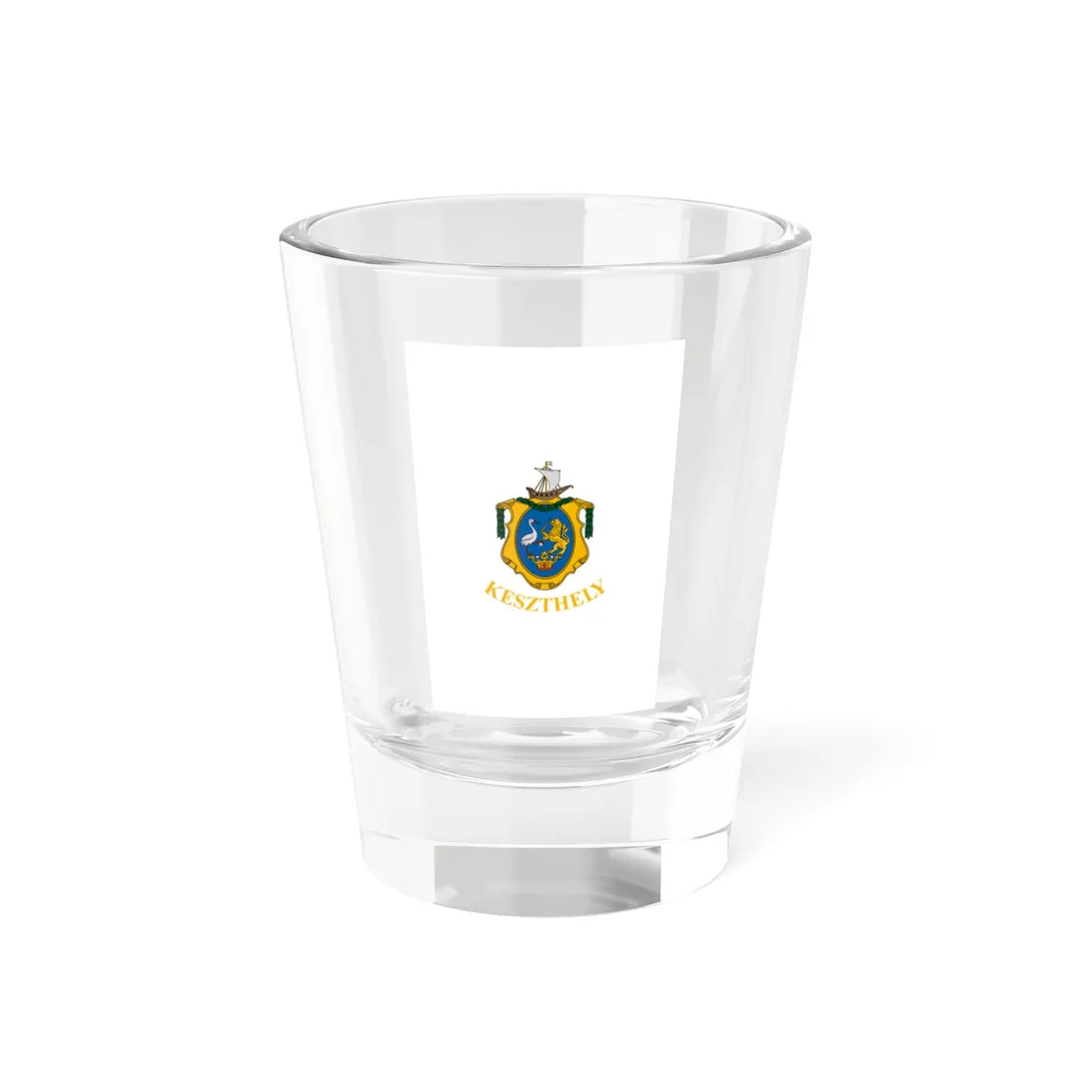 Flag of Keszthely vertical (Hungary) Shot Glass 1.5oz 1.5oz - Go Mug Yourself