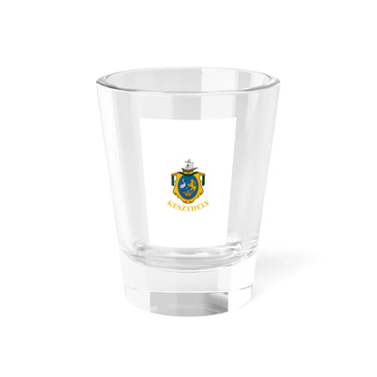 Flag of Keszthely vertical (Hungary) Shot Glass 1.5oz 1.5oz - Go Mug Yourself
