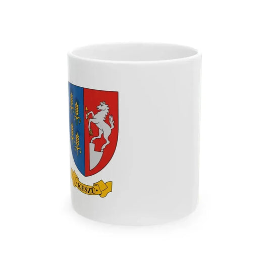 Flag of Keszu (Hungary) White Coffee Mug 11oz - Go Mug Yourself