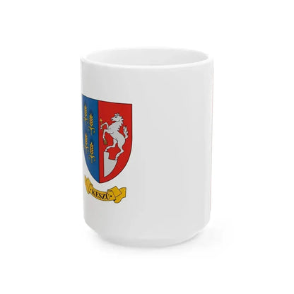 Flag of Keszu (Hungary) White Coffee Mug 15oz - Go Mug Yourself