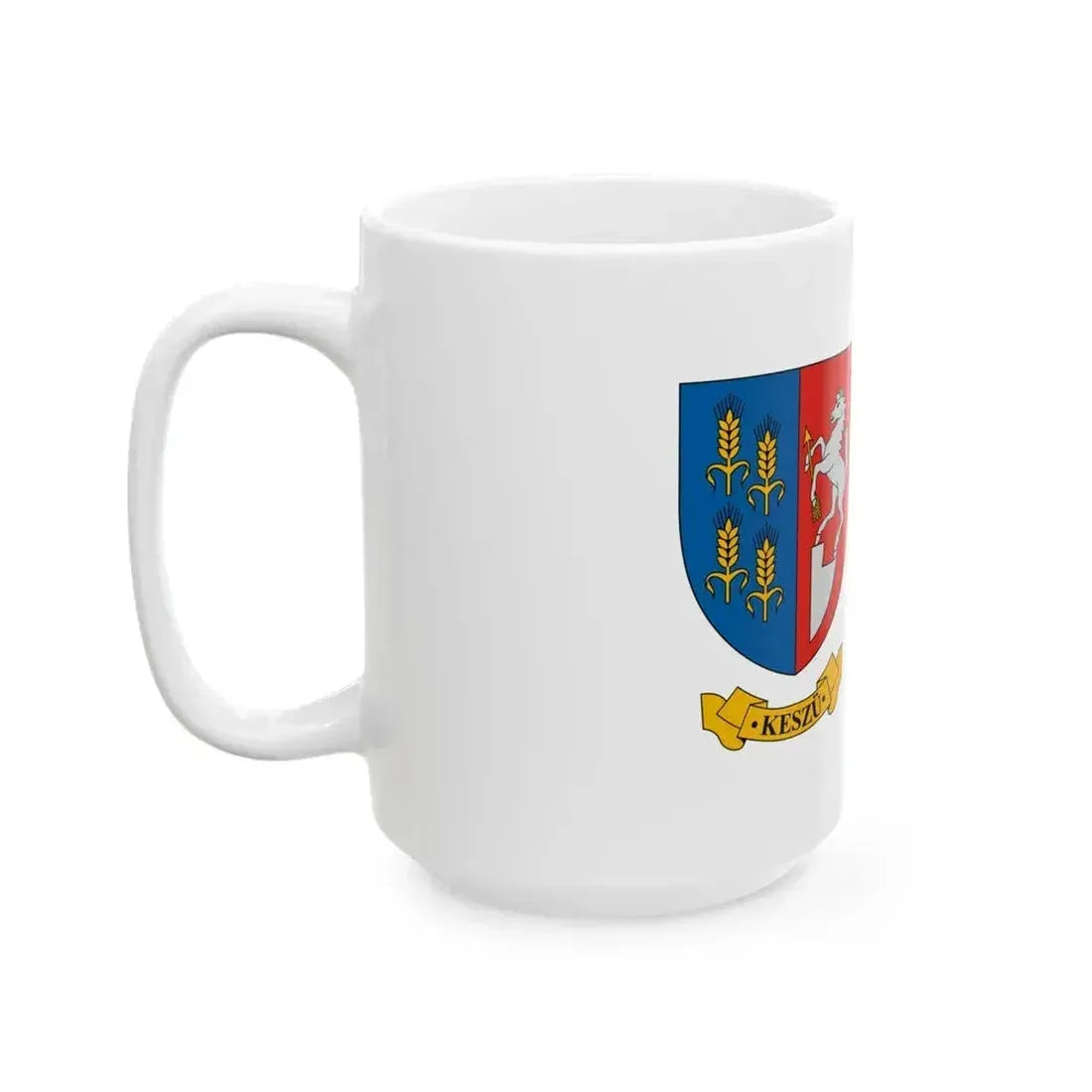 Flag of Keszu (Hungary) White Coffee Mug - Go Mug Yourself