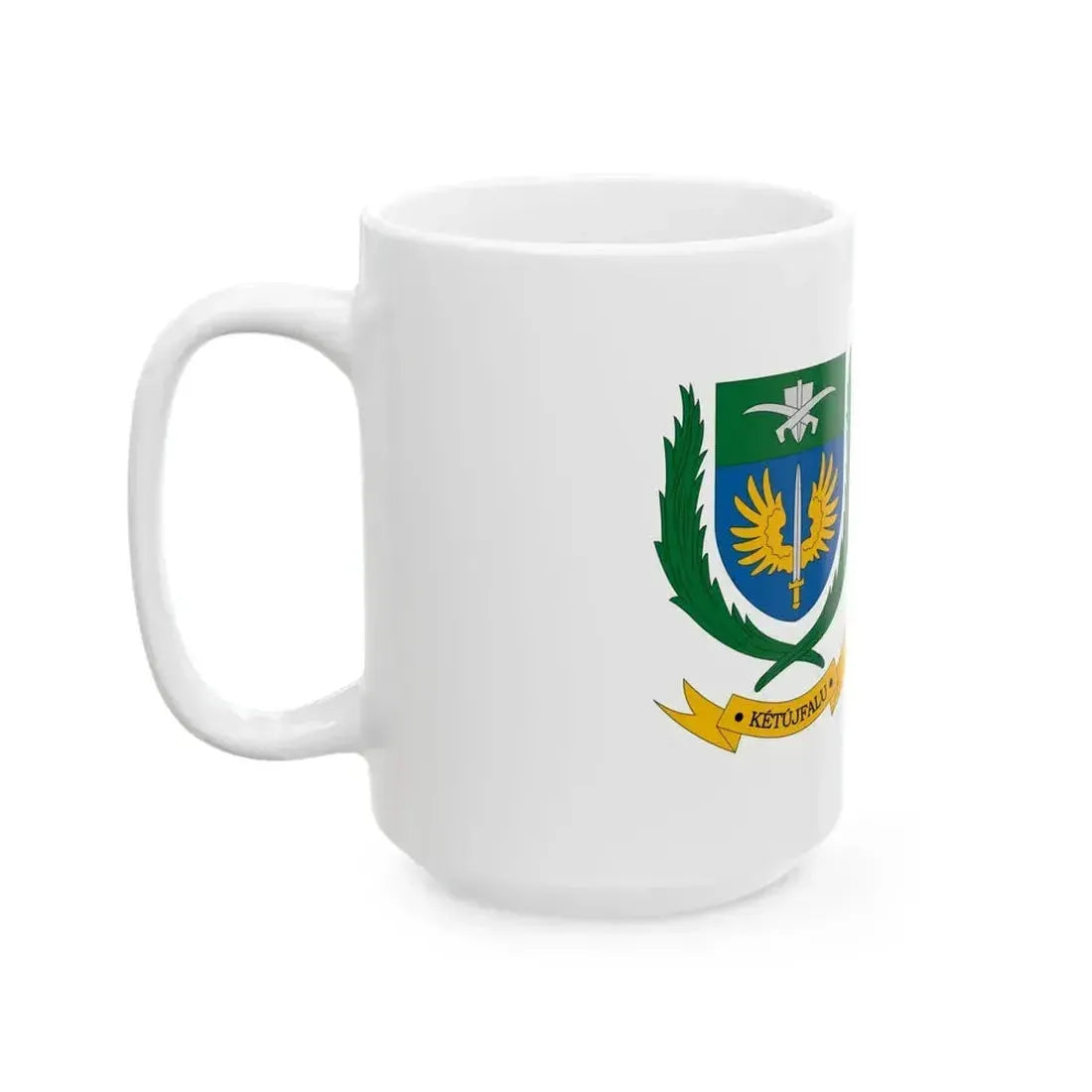 Flag of Ketujfalu (Hungary) White Coffee Mug - Go Mug Yourself