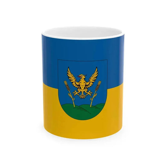 Flag of Ketvolgy (Hungary) White Coffee Mug 11oz - Go Mug Yourself