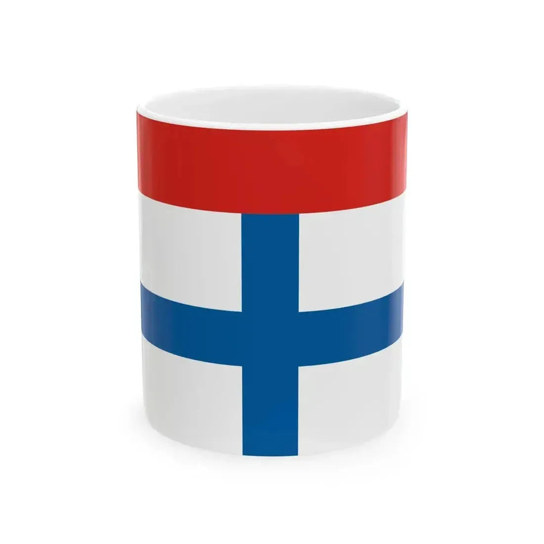 Flag of Kezdivasarhely 1941 (Hungary) White Coffee Mug 11oz - Go Mug Yourself