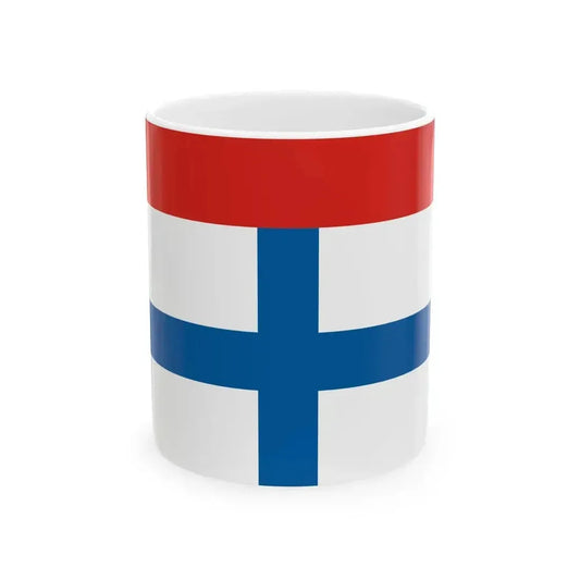 Flag of Kezdivasarhely 1941 (Hungary) White Coffee Mug 11oz - Go Mug Yourself