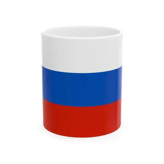 Flag of Khakassia 2002-2003 (Russia) White Coffee Mug 11oz - Go Mug Yourself