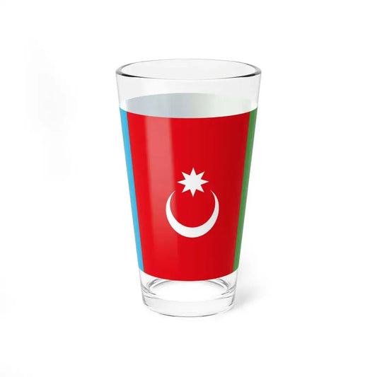 Flag of Khalaj People Fictive (Iran) Pint Glass 16oz 16oz - Go Mug Yourself