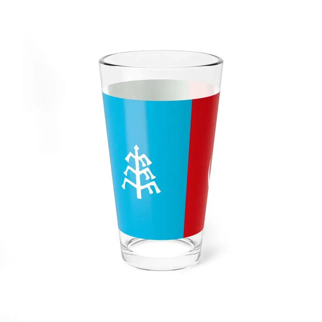 Flag of Khalaj People Fictive (Iran) Pint Glass 16oz - Go Mug Yourself