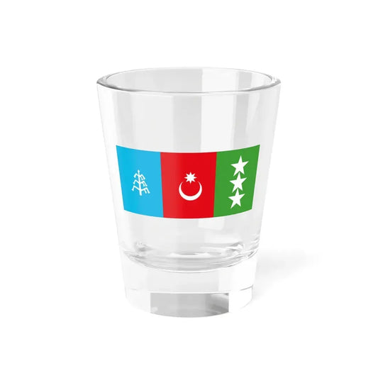 Flag of Khalaj People Fictive (Iran) Shot Glass 1.5oz 1.5oz - Go Mug Yourself