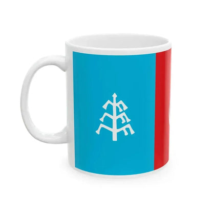 Flag of Khalaj People Fictive (Iran) White Coffee Mug - Go Mug Yourself