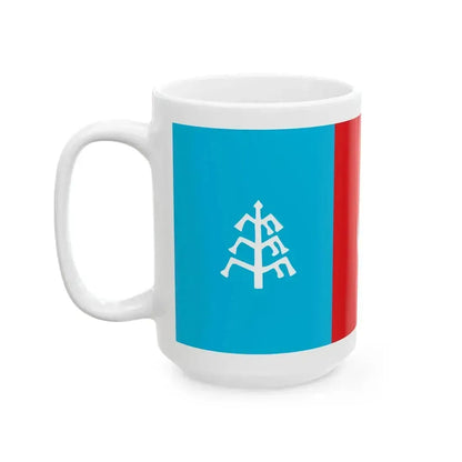 Flag of Khalaj People Fictive (Iran) White Coffee Mug - Go Mug Yourself