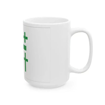Flag of Kharagauli Municipality (Georgia) White Coffee Mug - Go Mug Yourself