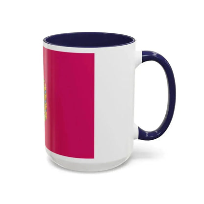 Flag of Kharkiv Oblast Ukraine - Accent Coffee Mug - Go Mug Yourself