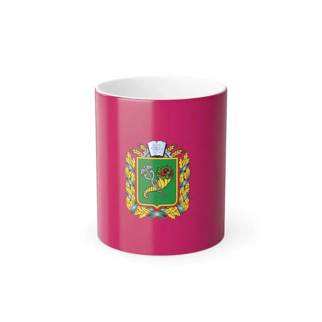Flag of Kharkiv Oblast Ukraine - Color Changing Coffee Mug 11oz - Go Mug Yourself
