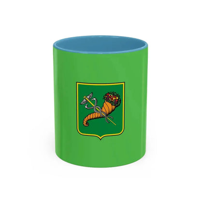 Flag of Kharkiv Ukraine - Accent Coffee Mug 11oz Light Blue - Go Mug Yourself