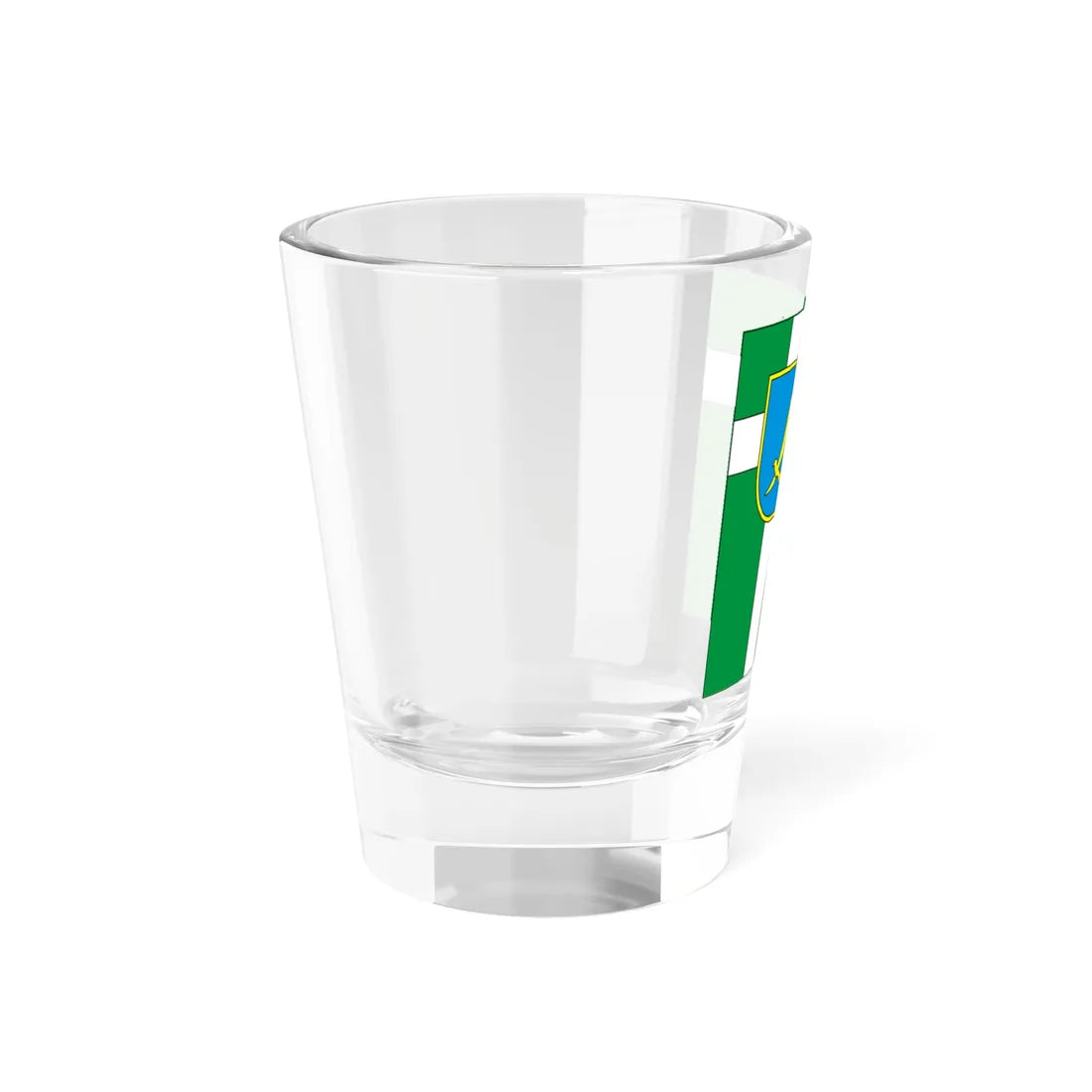 Flag of Khartsyzk (Ukraine) Shot Glass 1.5oz - Go Mug Yourself