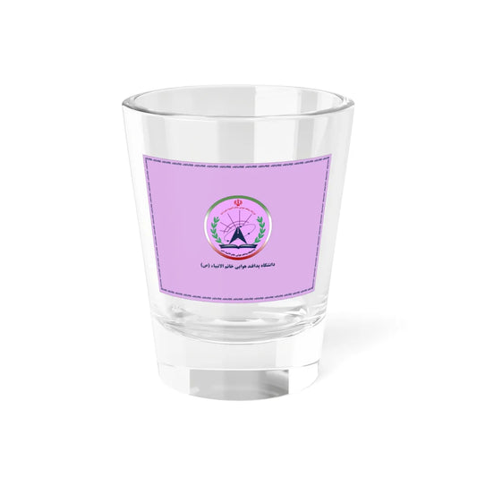 Flag of Khatamol Anbia Air Defense University alternate (Iran) Shot Glass 1.5oz 1.5oz - Go Mug Yourself