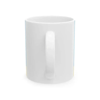 Flag of Khaybullinsky rayon (Russia) White Coffee Mug - Go Mug Yourself