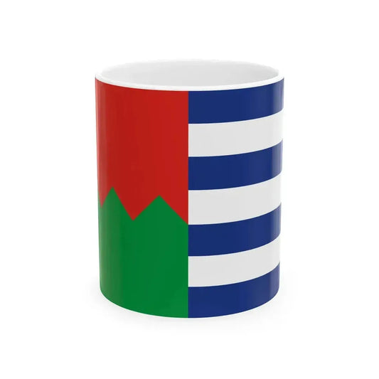 Flag of Khelvachauri Municipality (Georgia) White Coffee Mug 11oz - Go Mug Yourself