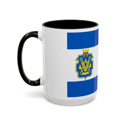 Flag of Kherson Oblast Ukraine - Accent Coffee Mug - Go Mug Yourself