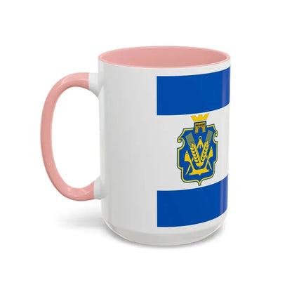 Flag of Kherson Oblast Ukraine - Accent Coffee Mug - Go Mug Yourself