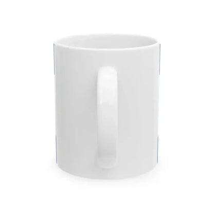 Flag of Kherson Oblast Ukraine - White Coffee Mug - Go Mug Yourself