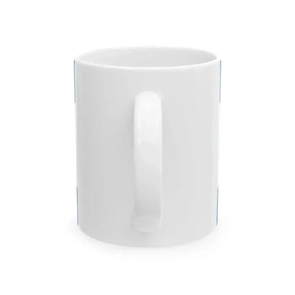 Flag of Kherson Oblast Ukraine - White Coffee Mug - Go Mug Yourself
