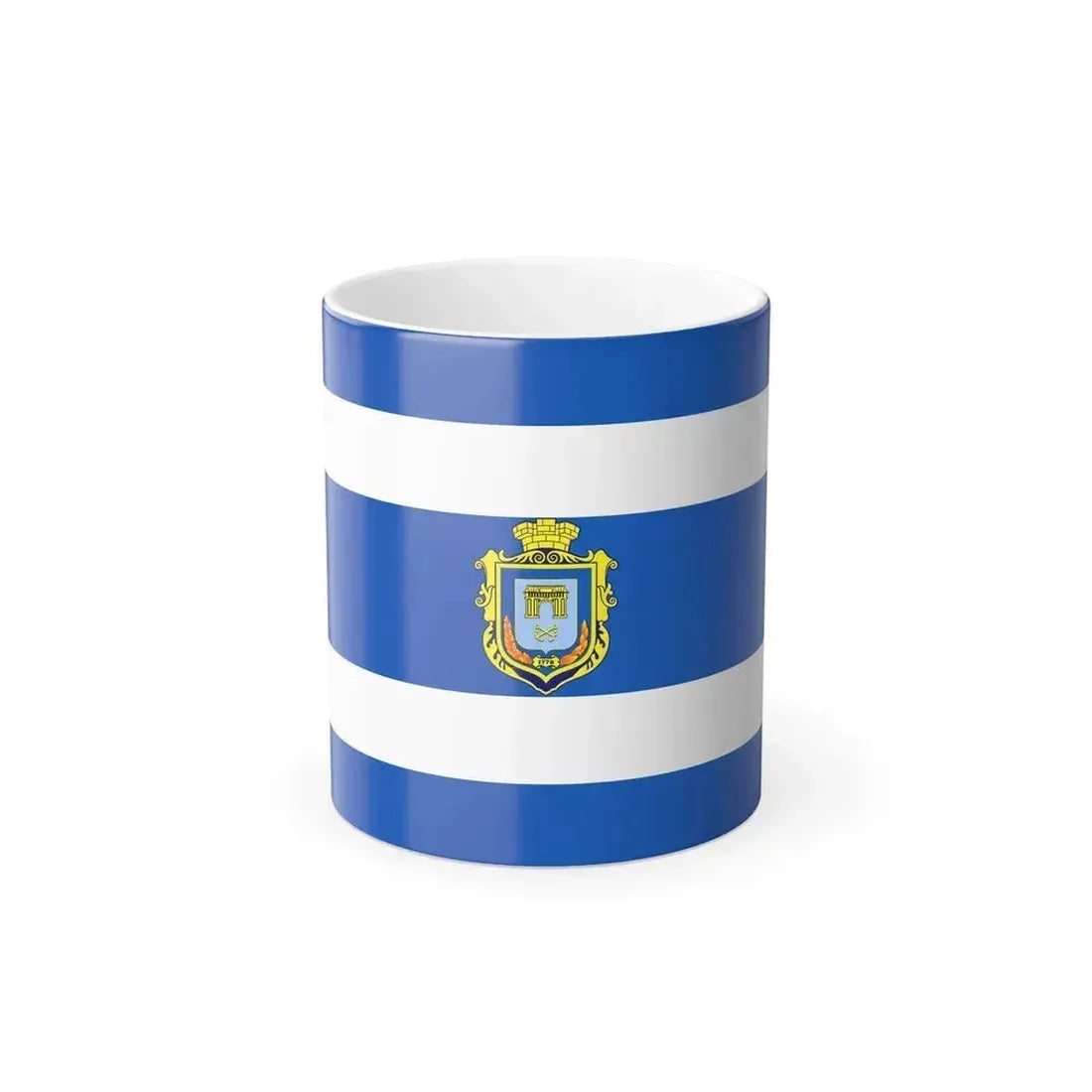 Flag of Kherson Ukraine - Color Changing Coffee Mug 11oz - Go Mug Yourself