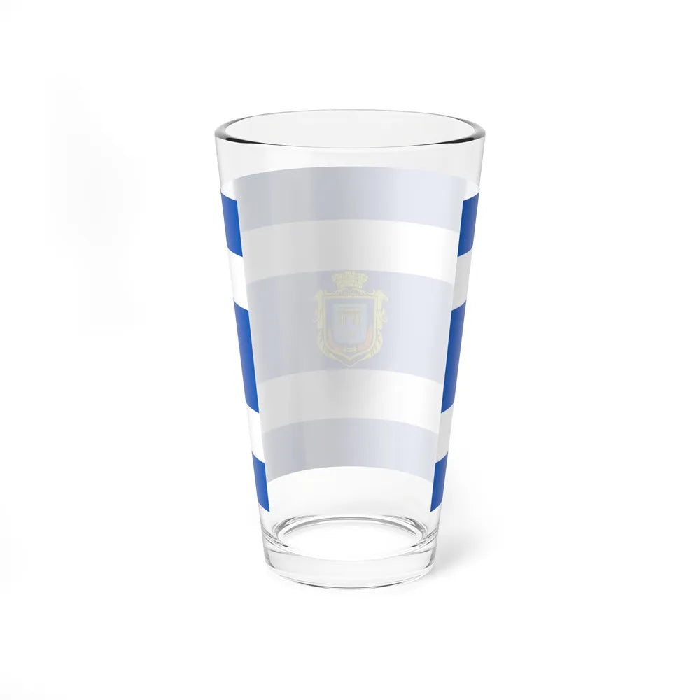 Flag of Kherson Ukraine - Pint Glass 16oz-Go Mug Yourself