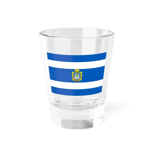 Flag of Kherson Ukraine - Shot Glass 1.5oz 1.5oz - Go Mug Yourself